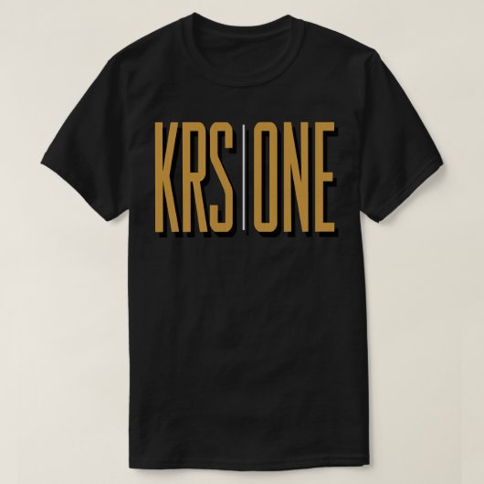 Navy Rock Music KRS ONE T-shirt (Design voorkant)