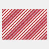 Navy Rood Groen Schattige Gezellige Kerstpatronen Inpakpapier Vel (Voorkant 3)