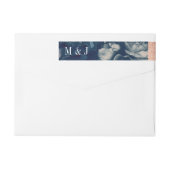 Navy Roos Gold Antiek Bouquet Wedding (Achterkant)