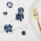 Navy Roos Gold Antiek Bouquet Wedding Confetti (Groep)