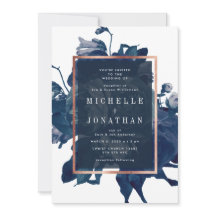 Navy Roos Gold Bouquet Weddenschap