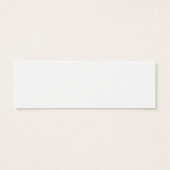 Navy Roos Gold Modern Stud Earning Display Kaarten Mini Visitekaartjes (Achterkant)