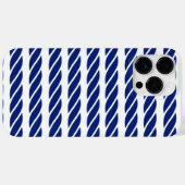 Navy Rope Stripes Nautische  achtergrond Case-Mate iPhone Case (Achterkant (horizontaal))