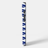Navy Rope Stripes Nautische  achtergrond Case-Mate iPhone Case (Achterkant / Links)