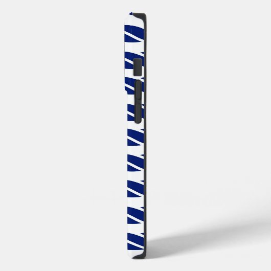Navy Rope Stripes Nautische  achtergrond Case-Mate iPhone Case (Achterkant / Links)