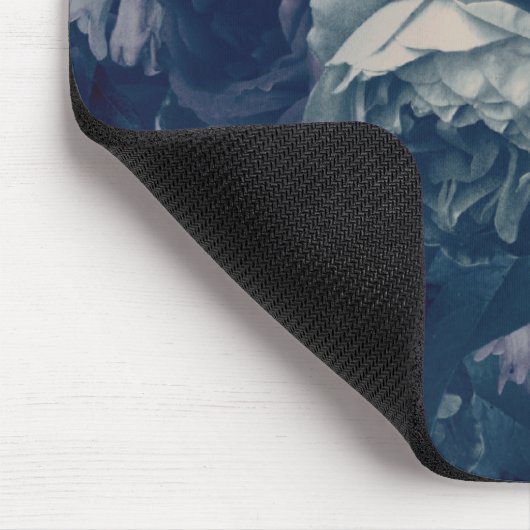 Navy Rose Bouquet Muismat (Hoek)