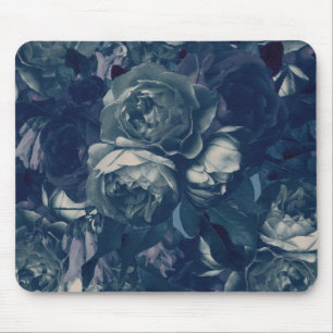 Navy Rose Bouquet Muismat