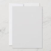Navy Roze Luxe Lente Bruiloft Kaart (Achterkant)