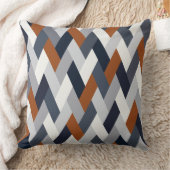 Navy Rust geometrie VI Kussen (Deken)