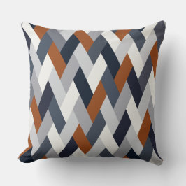 Navy Rust geometrie VI Kussen