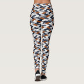 Navy Rust Geometry VIB C Leggings (Achterkant)