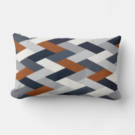 Navy Rust Geometry VIB Kussen