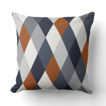 Navy Rust Geometry VII