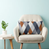 Navy Rust Geometry VIIA Kussen (Stoel)