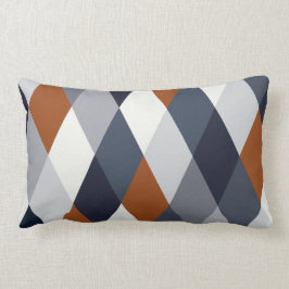 Navy Rust Geometry VIIA Kussen