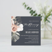 NAVY RUST MONSTERA FLORA DE MORGEN NA AFSTAND KAART (Staand voorkant)