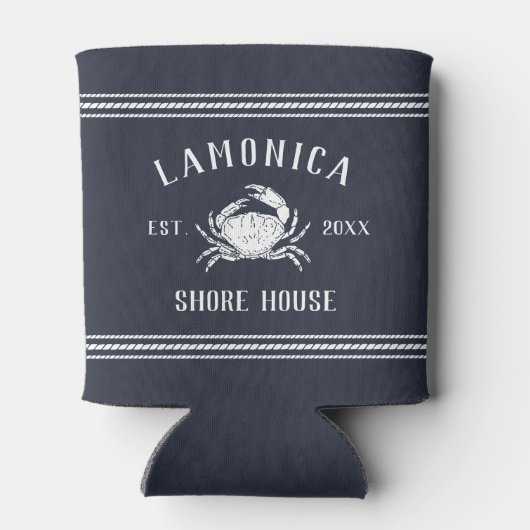 Navy Rustic Crab - Specialized Shore House Blikjeskoeler (Achterkant)