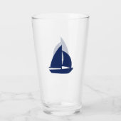 Navy Sailboot Glas (Achterkant)