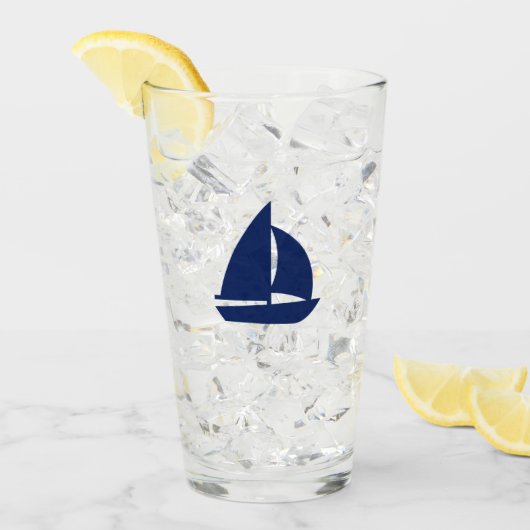 Navy Sailboot Glas (Voorkant ijs)