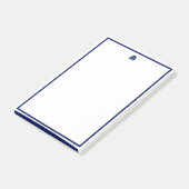 Navy Sailboot Post-it® Notes (Schuin)