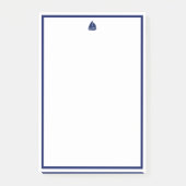 Navy Sailboot Post-it® Notes (Voorkant)