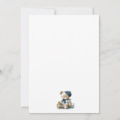 Navy Sailor Nautical Beer Baby shower Uitnodiging (Achterkant)