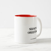 Navy Sailor Snowman Holiday Mok (Voorkant rechts)