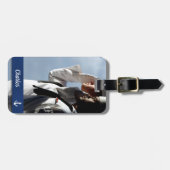 Navy Sailors - Gepersonaliseerd Bagagelabel (Voorkant horizontaal)