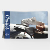 Navy Sailors - Gepersonaliseerd Spandoek (Horizontaal)