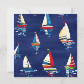 Navy Sailships Pattern Dank u (Achterkant)