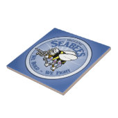 Navy Seabees Tegeltje (Zijkant)
