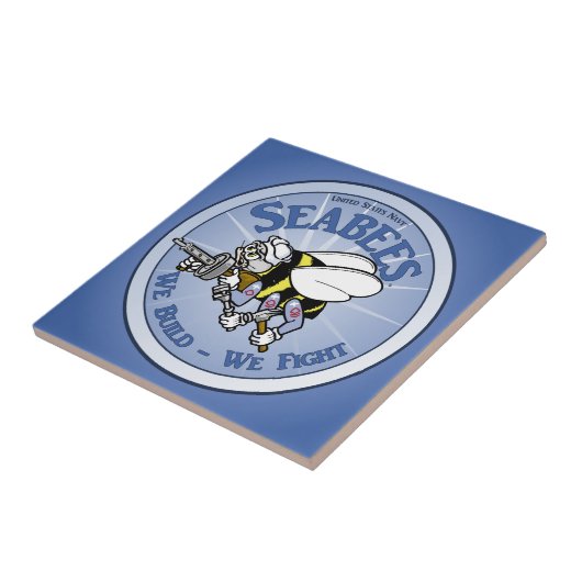 Navy Seabees Tegeltje (Zijkant)