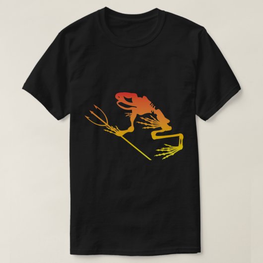 Navy SEAL Bonefrog II Frogman Gold T-shirt (Design voorkant)