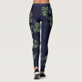Navy Shamrock Panst Leggings (Achterkant)