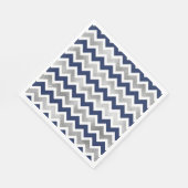 Navy Silver Baby shower Decor Servet (Hoek)