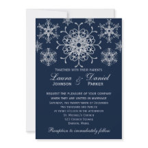 Navy Silver Glitter LOOK Sneeuwvlokken Bruiloft Ui