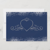 Navy Silver Lijst Royal Kaart (Achterkant)