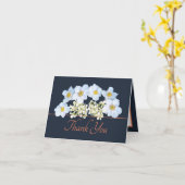 Navy Sinaasappel Chic Anemone Orchidee Boeket Dank Kaart (Gele Bloem)