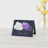 Navy Sinaasappel Roos Wisteria chique boeket dank  Kaart (Gele Bloem)