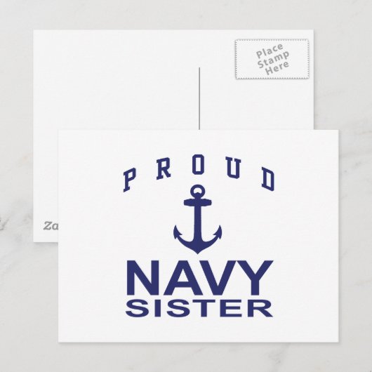 Navy Sister Briefkaart (Voorkant / Achterkant)