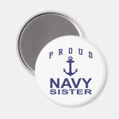 Navy Sister Magneet (Voorkant / Achterkant)