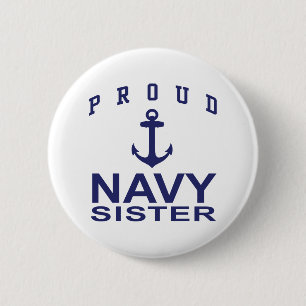 Navy Sister Ronde Button 5,7 Cm