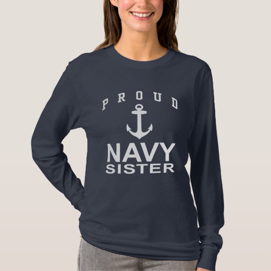 Navy Sister T-shirt (Voorkant)
