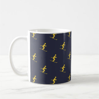 Navy Skier Koffiemok