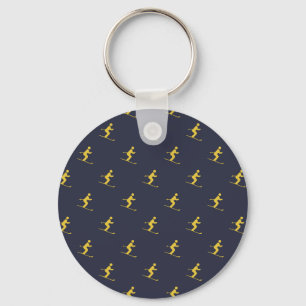 Navy Skier Sleutelhanger
