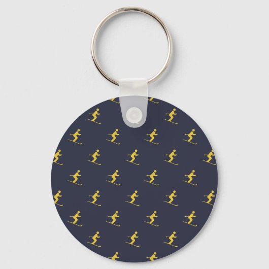Navy Skier Sleutelhanger (Voorkant)