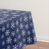 Navy Snowflake Tablecloth Tafelkleed (Voorbeeld)
