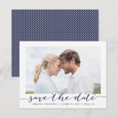 Navy Sparen de Aankondiging van de Foto van het Ma (Voorkant / Achterkant)