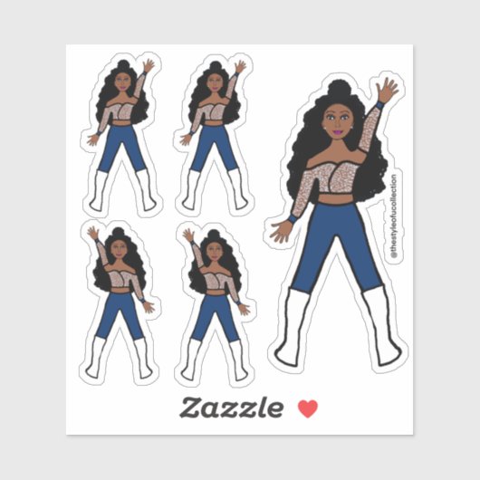 Navy Spark Dancer Stickers #1 (Vel)