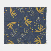 Navy Spray Fleece Deken (Voorkant (Horizontaal))